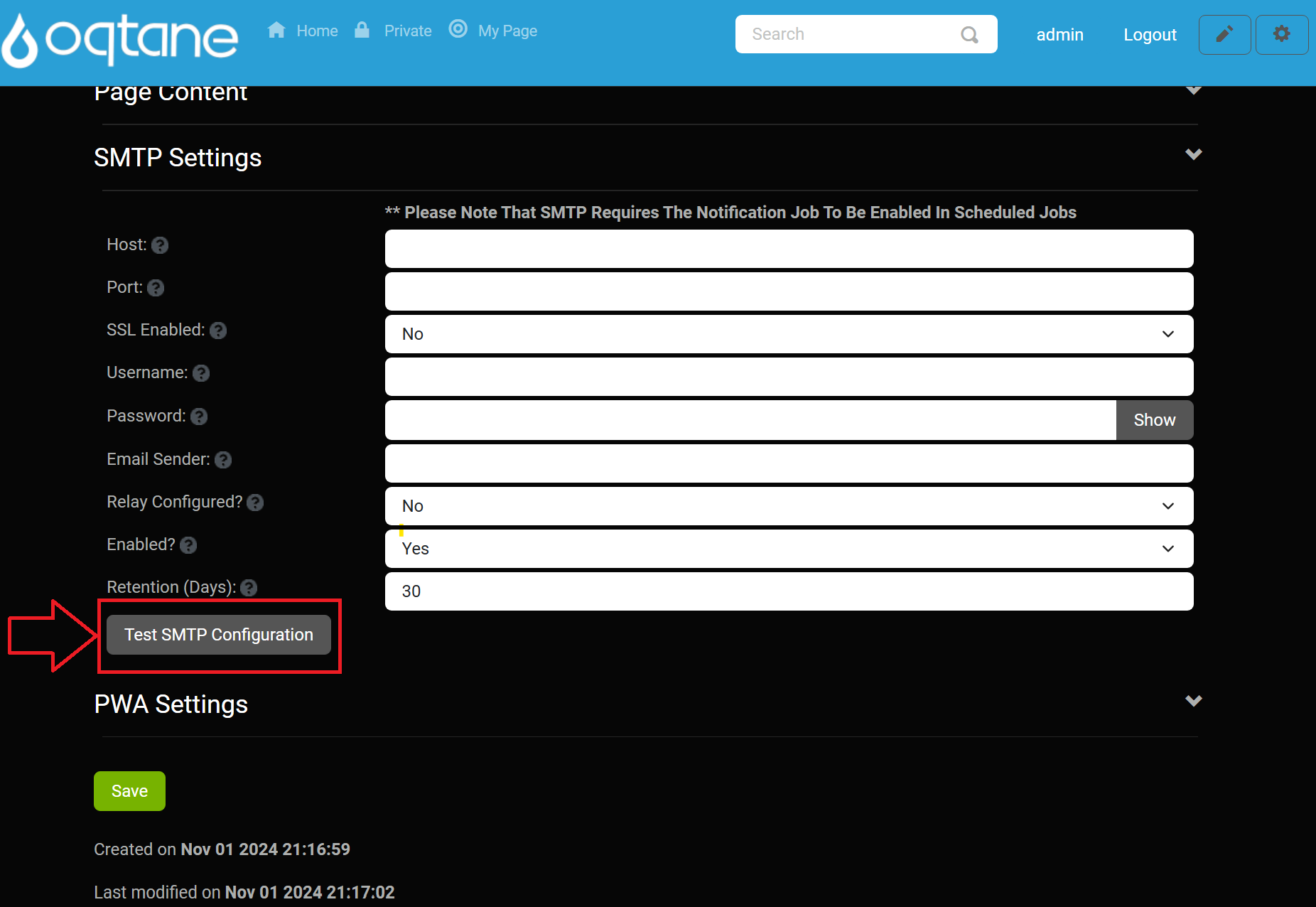 smtp-settings