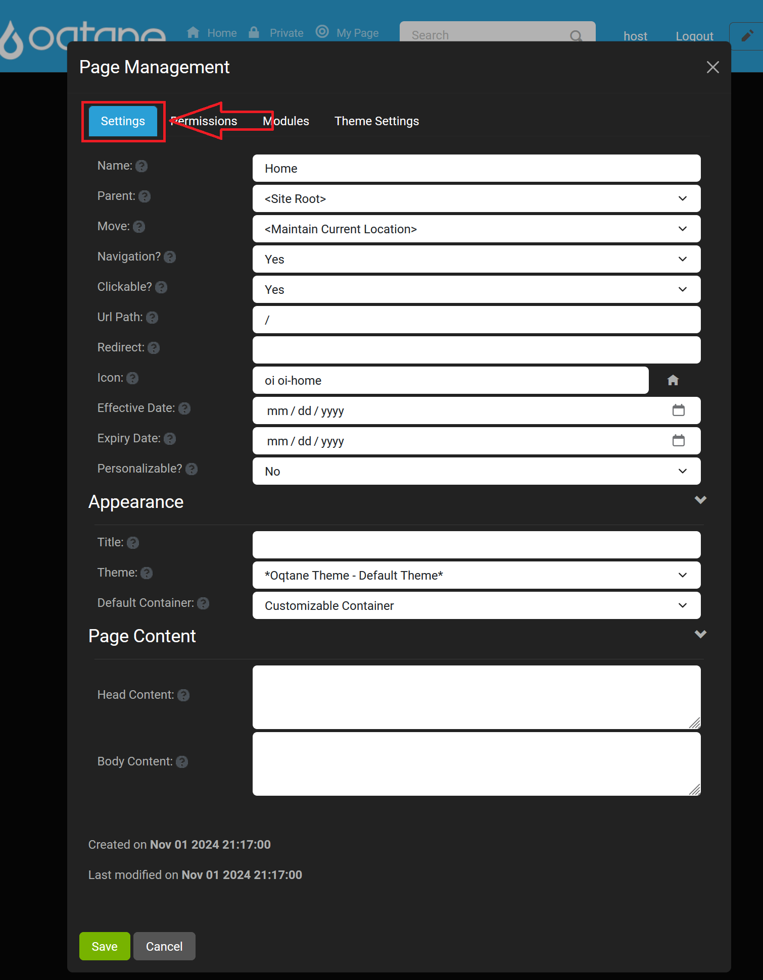 page-management-edit-settings