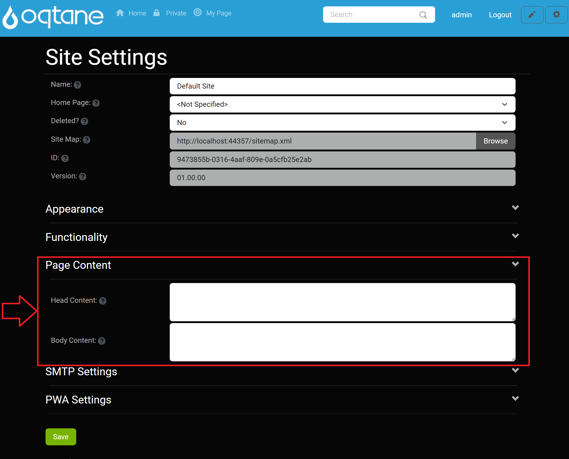 page-content-settings