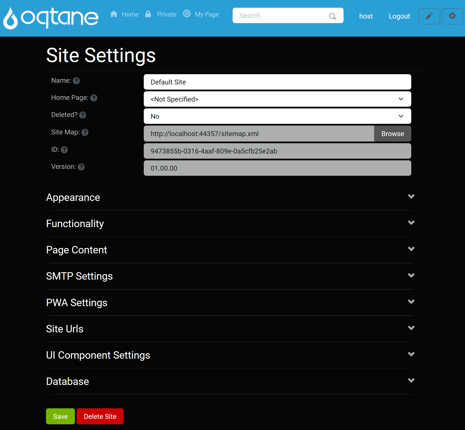 site-settings