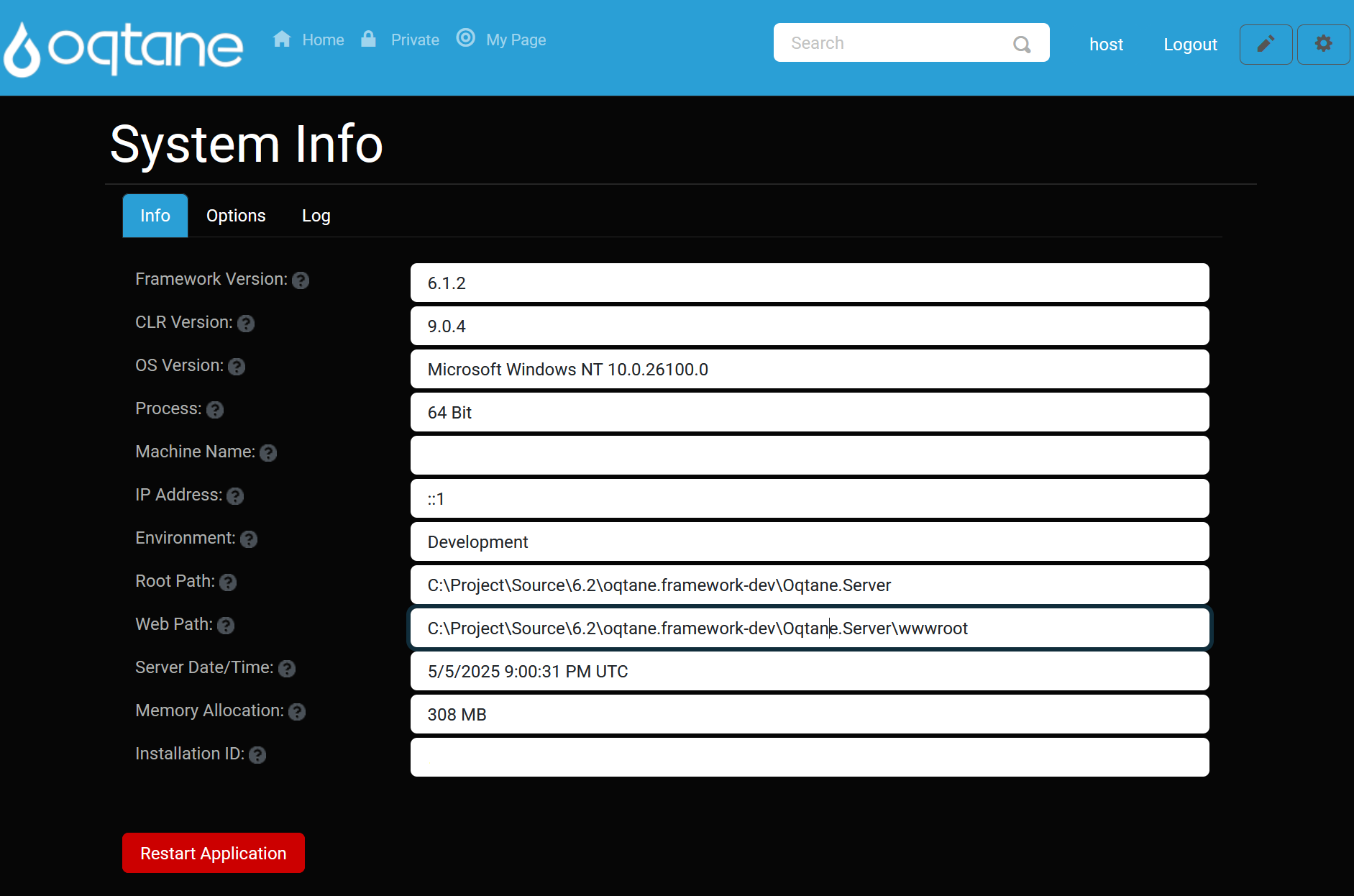 System Info
