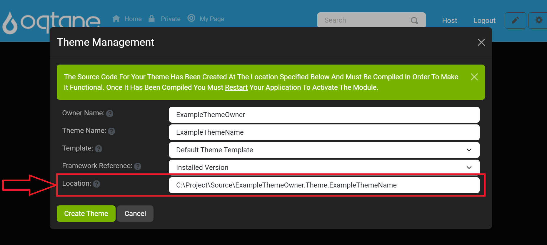 Framework Reference Setting